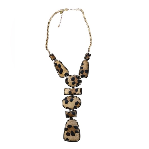 Chico's Jewelry - Chico's Leopard Statement Hadley Necklace